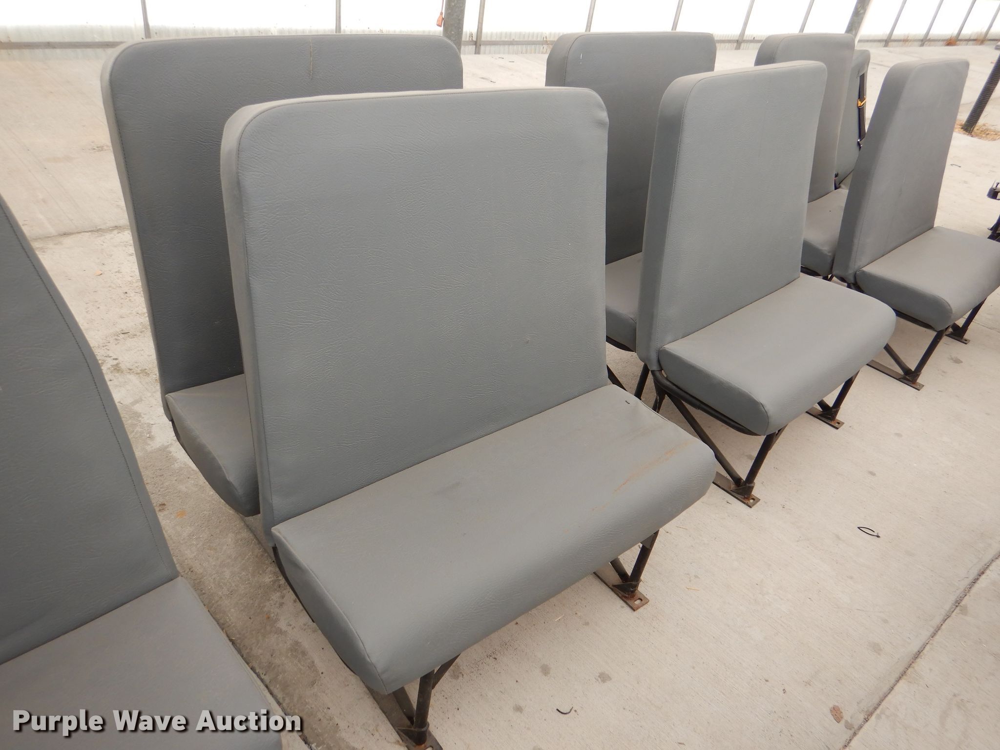 (24) bus seats in Belton, MO Item DN6095 sold Purple Wave