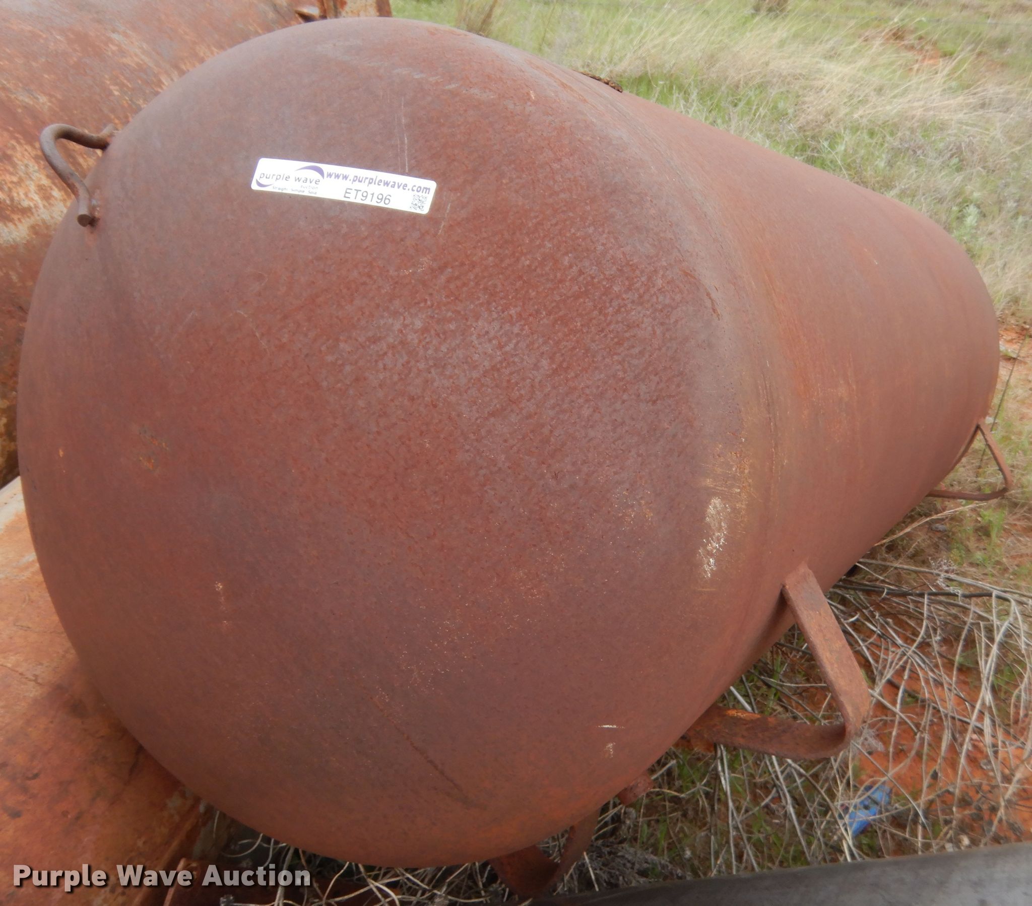 Propane tank in Weatherford, OK Item ET9196 sold Purple Wave