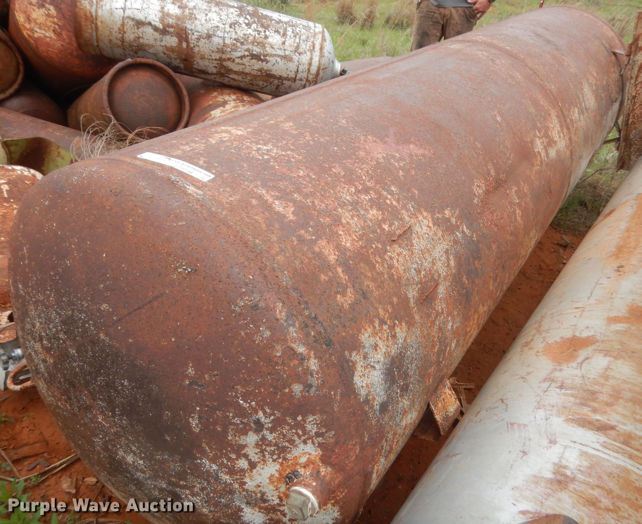Propane tank in Weatherford, OK Item ET9198 sold Purple Wave