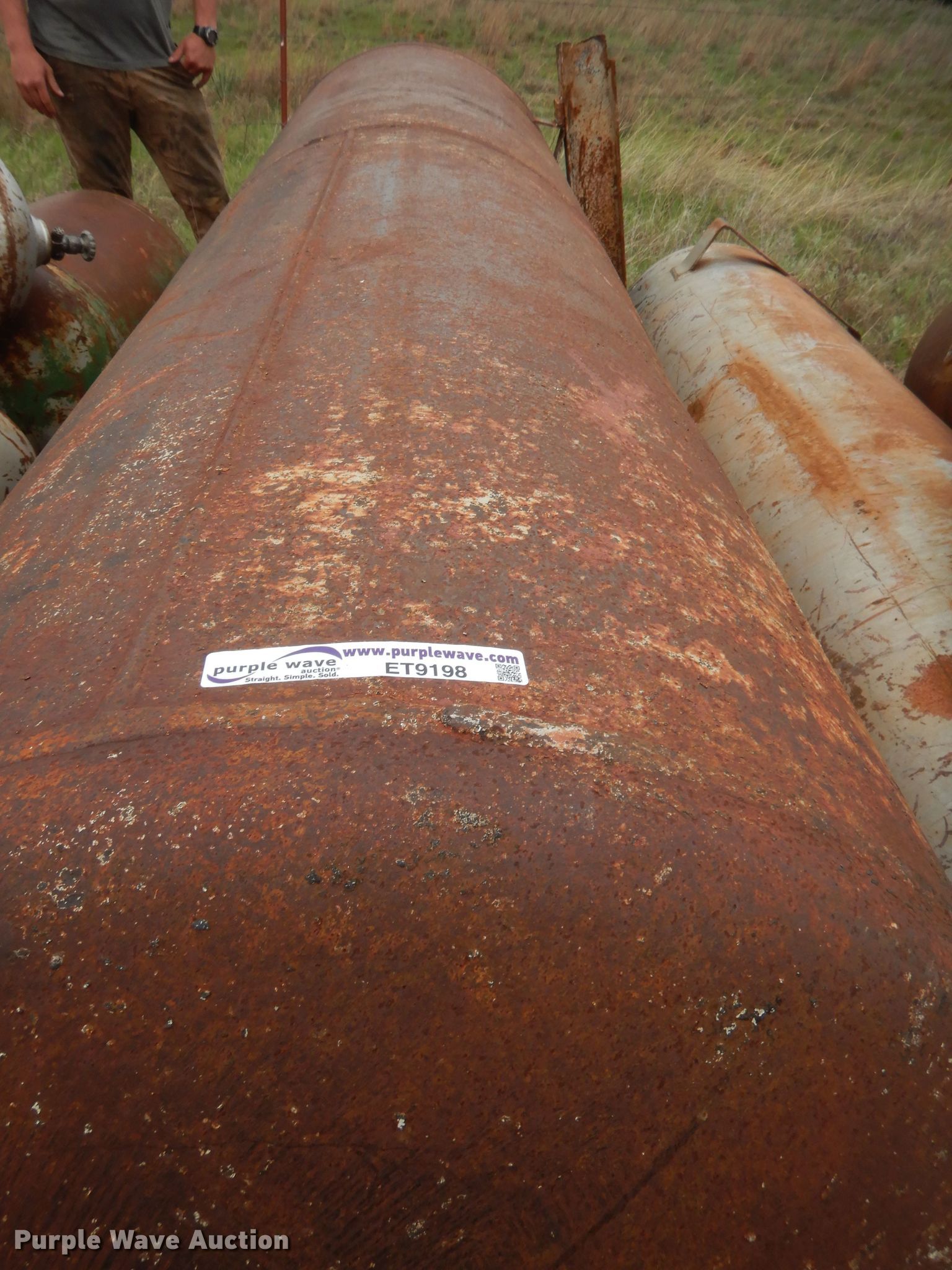 Propane tank in Weatherford, OK Item ET9198 sold Purple Wave