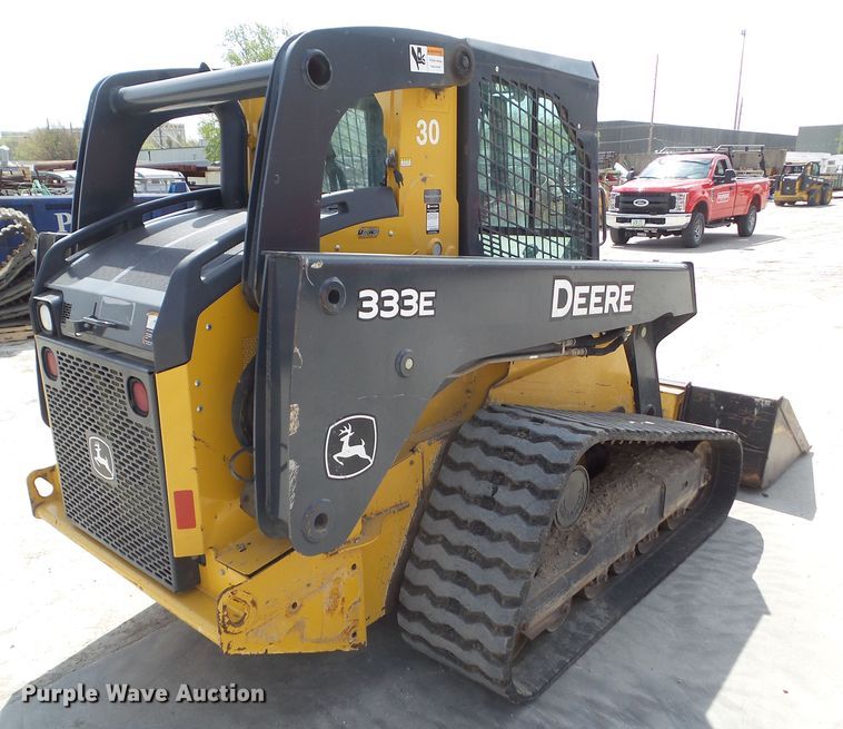 image for item DA7106 2016 John Deere 333E  tracked skid steer loader