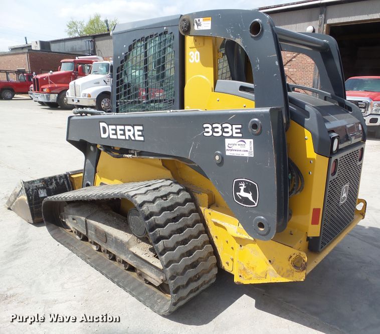 image for item DA7106 2016 John Deere 333E  tracked skid steer loader