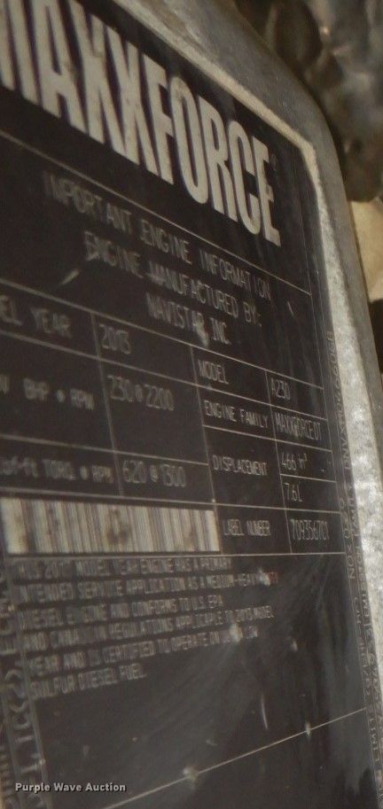 image for item DH5494 2014 International DuraStar 4300  utility / service truck