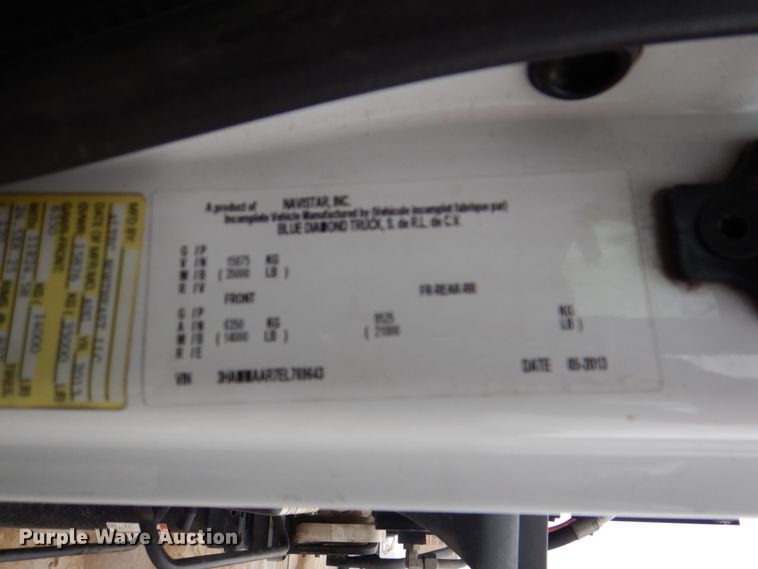 image for item DH5494 2014 International DuraStar 4300  utility / service truck