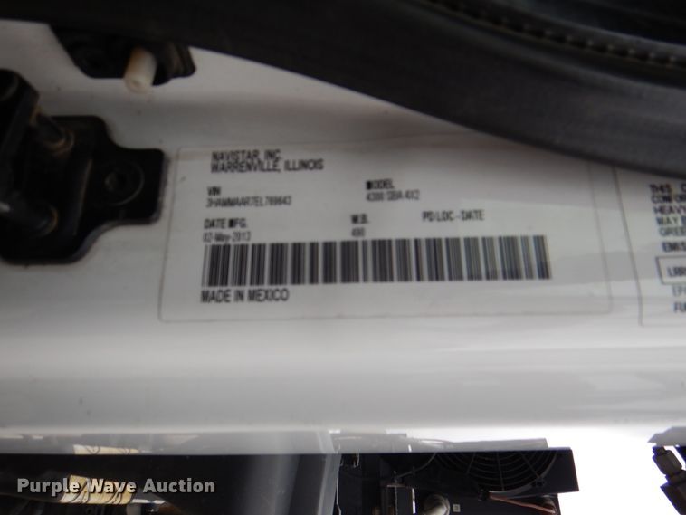 image for item DH5494 2014 International DuraStar 4300  utility / service truck