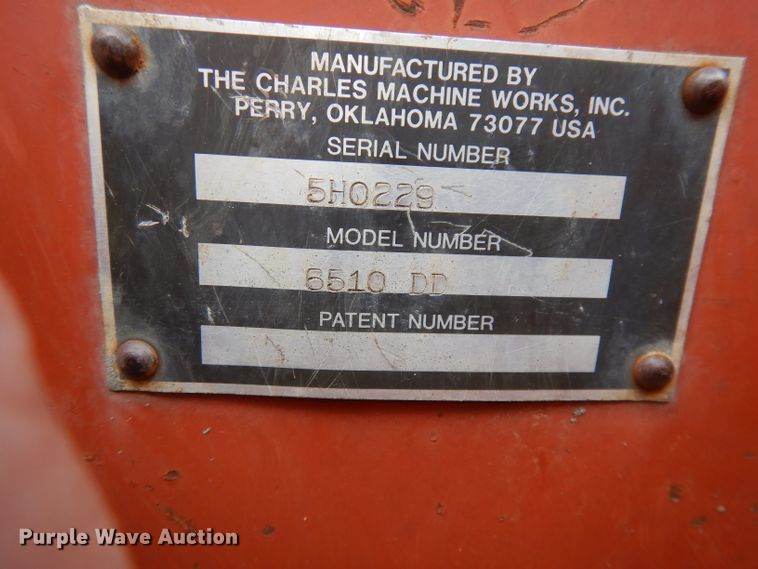 image for item DH8749 Ditch Witch 6510  cable plow