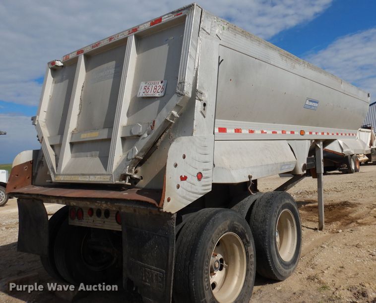 image for item DI6554 2000 Everlite Advantage Alumitech  end dump trailer