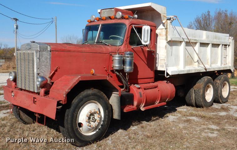 image for item DJ0290 1977 Autocar S64TF  dump truck