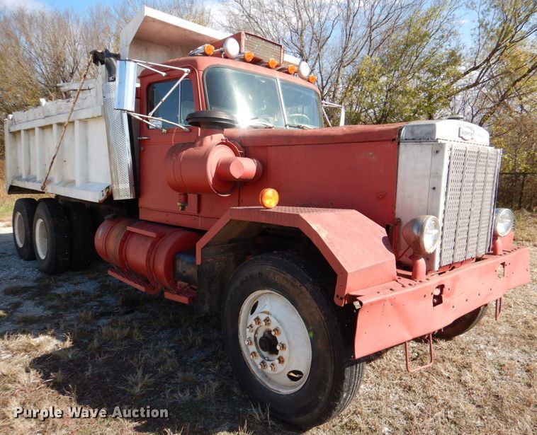 image for item DJ0290 1977 Autocar S64TF  dump truck