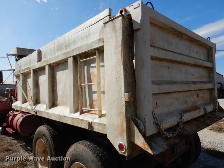 image for item DJ0290 1977 Autocar S64TF  dump truck