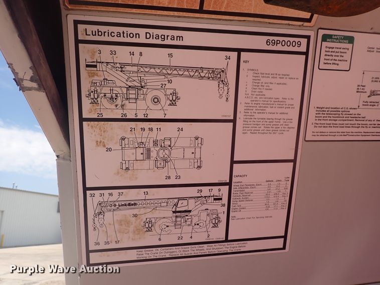 image for item DJ5649 Link-Belt RTC-8022  crane