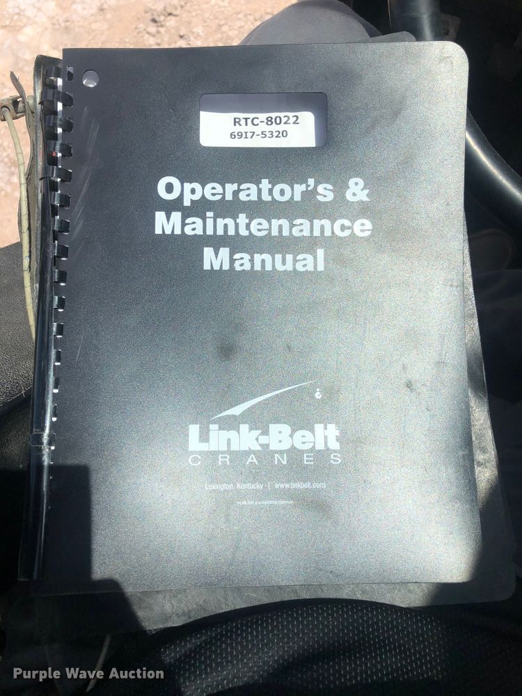 image for item DJ5649 Link-Belt RTC-8022  crane