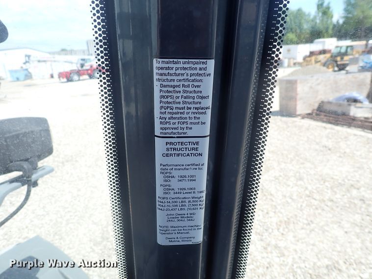 image for item DJ5651 2008 John Deere 304J  wheel loader