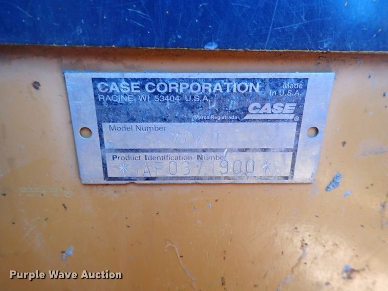 image for item DJ5654 2002 Case 70XT  skid steer loader