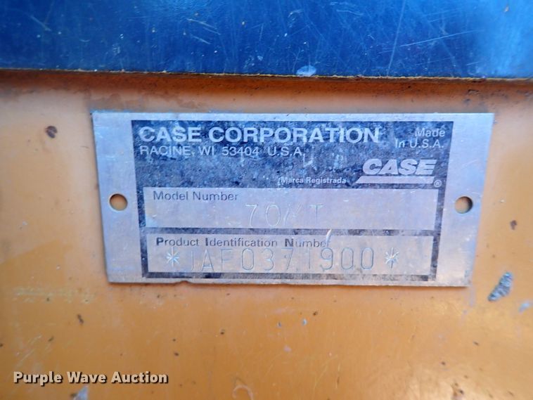 image for item DJ5654 2002 Case 70XT  skid steer loader