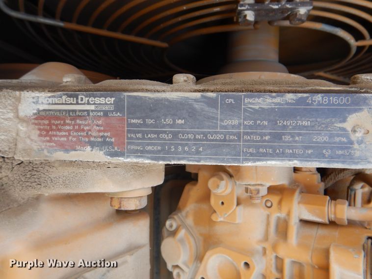 image for item DK5619 1995 Galion PD784  single drum vibratory roller