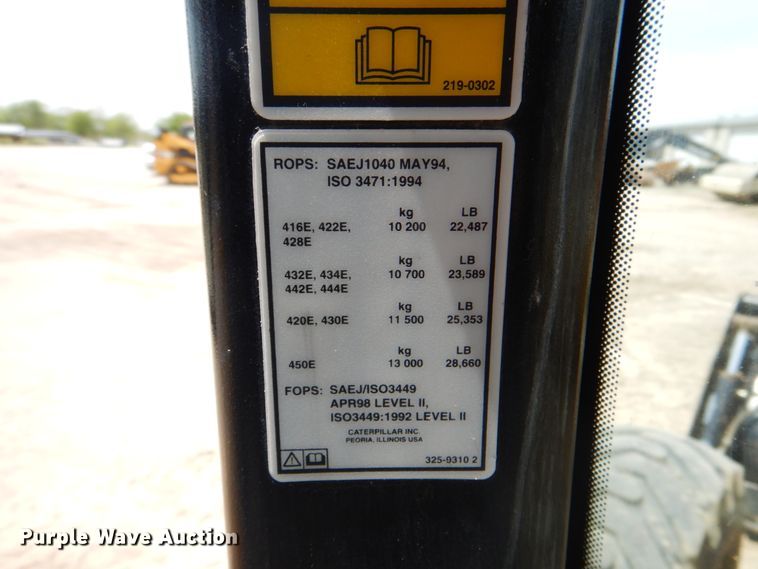 image for item DK5622 2011 Caterpillar 420E IT  backhoe