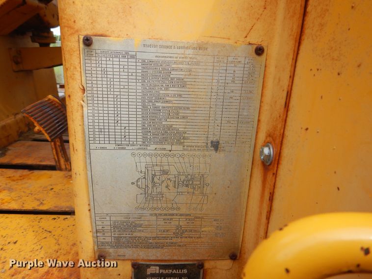 image for item DK5641 1975 Fiat-Allis 21-B  dozer