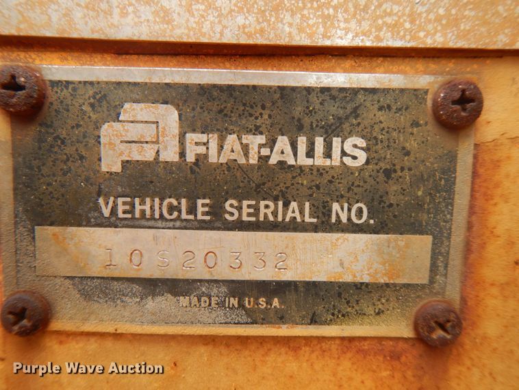 image for item DK5641 1975 Fiat-Allis 21-B  dozer