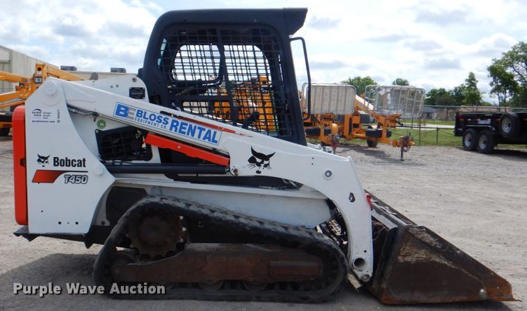 image for item DK5672 2015 Bobcat T450  tracked skid steer loader