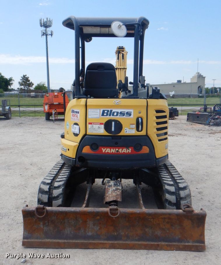 image for item DK5673 2014 Yanmar VIO35-6A  mini excavator