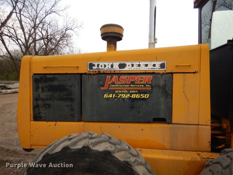 image for item DL8007 1990 John Deere 770  motor grader