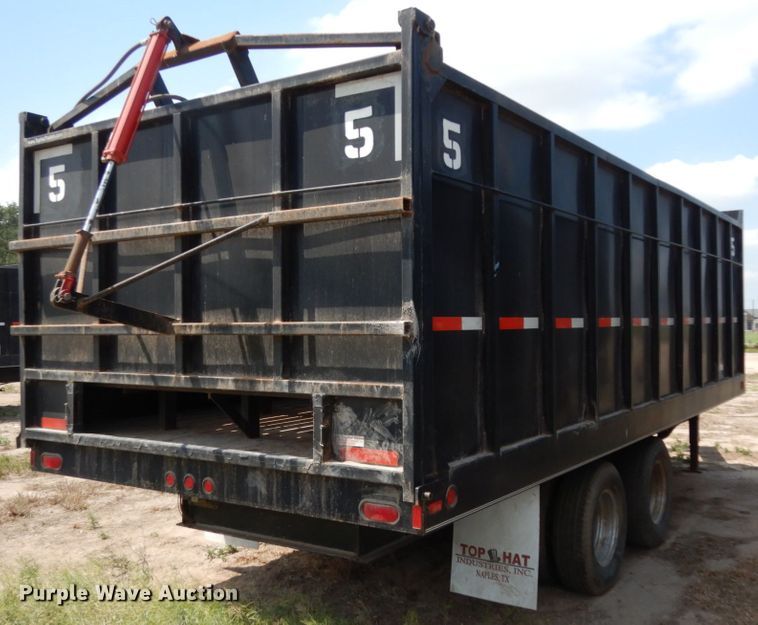 image for item DM2949 2010 Top Hat  end dump trailer