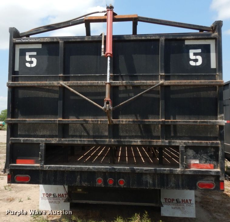 image for item DM2949 2010 Top Hat  end dump trailer