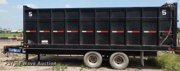 image for item DM2949 2010 Top Hat  end dump trailer