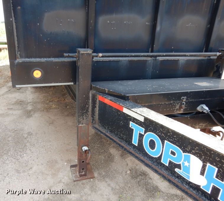 image for item DM2949 2010 Top Hat  end dump trailer