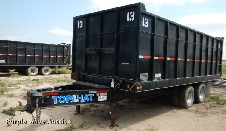 image for item DM2950 2010 Top Hat  end dump trailer