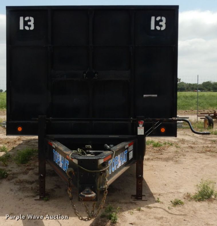 image for item DM2950 2010 Top Hat  end dump trailer