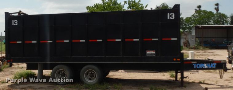 image for item DM2950 2010 Top Hat  end dump trailer