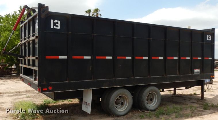 image for item DM2950 2010 Top Hat  end dump trailer