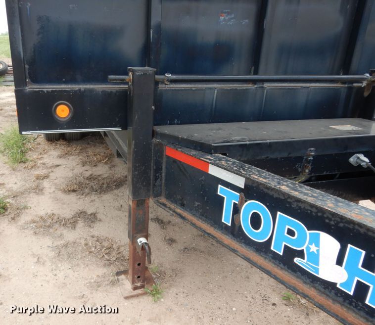 image for item DM2950 2010 Top Hat  end dump trailer