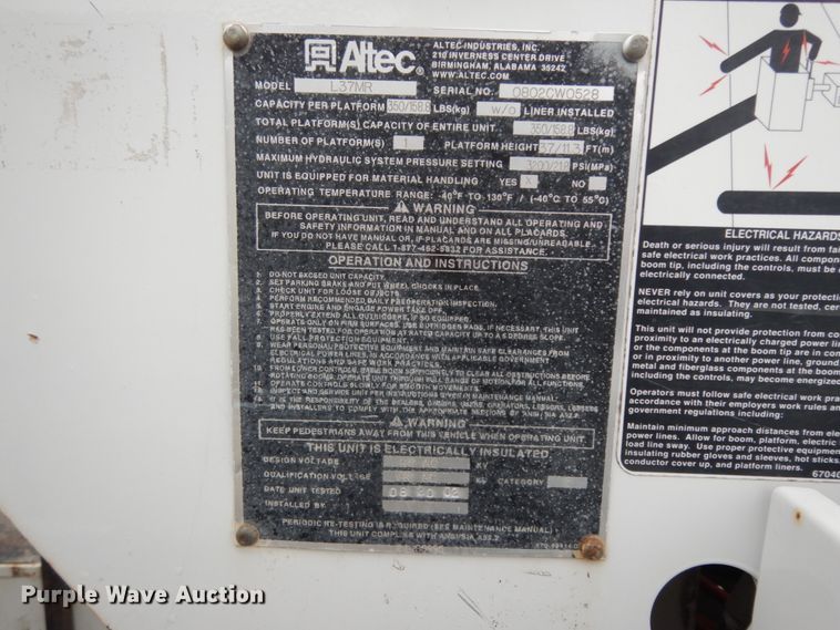 image for item DM2963 2012 Ford F550  bucket truck