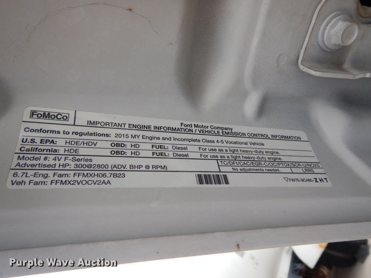 image for item DM2964 2015 Ford F550  bucket truck