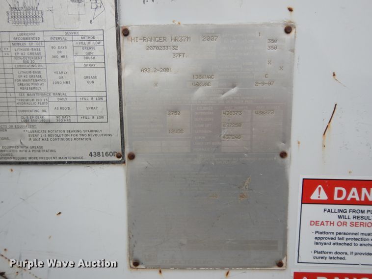 image for item DM2964 2015 Ford F550  bucket truck