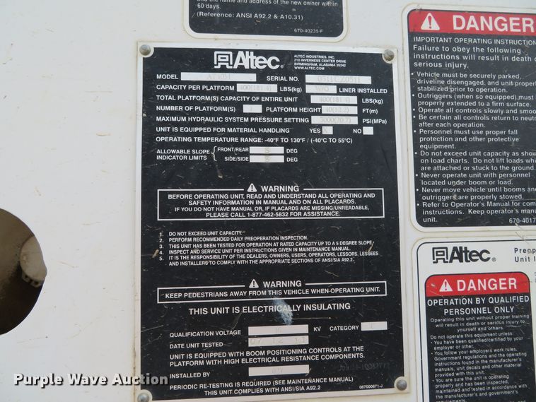 image for item DN5826 2011 Ford F550  bucket truck