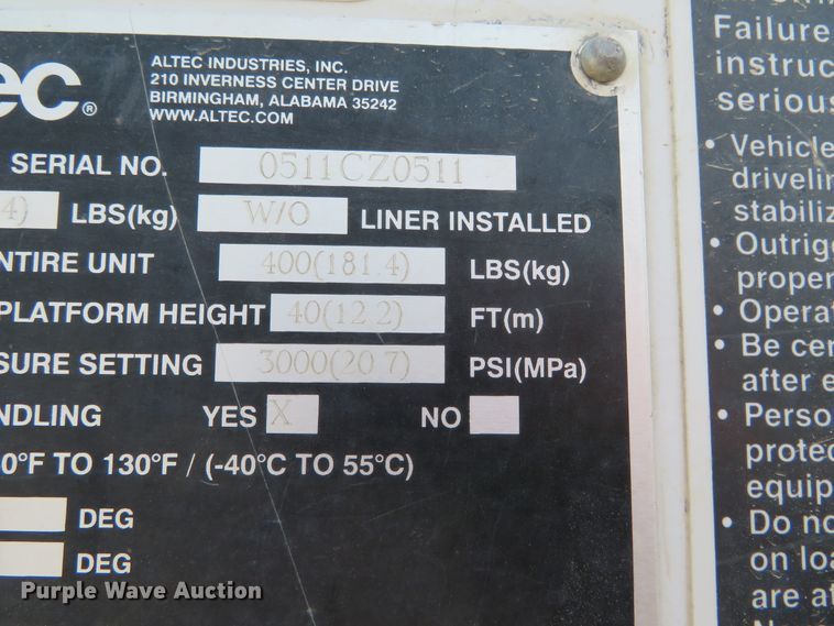 image for item DN5826 2011 Ford F550  bucket truck