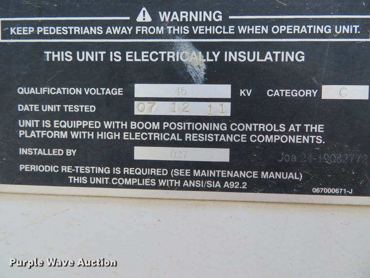 image for item DN5826 2011 Ford F550  bucket truck