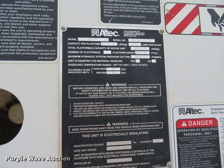 image for item DN5827 2013 Ford F550  bucket truck