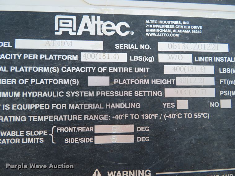 image for item DN5827 2013 Ford F550  bucket truck