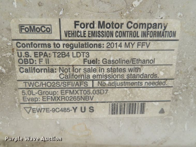 image for item DN5834 2014 Ford F150 XL  SuperCab pickup truck