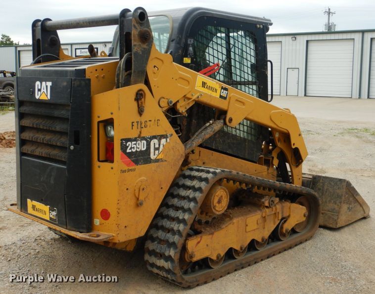 image for item ES9668 2016 Caterpillar 259D  tracked skid steer loader
