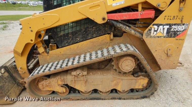 image for item ES9668 2016 Caterpillar 259D  tracked skid steer loader