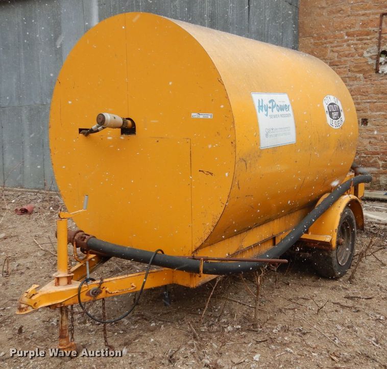 image for item HE9589 Hy Power sewer rodder trailer