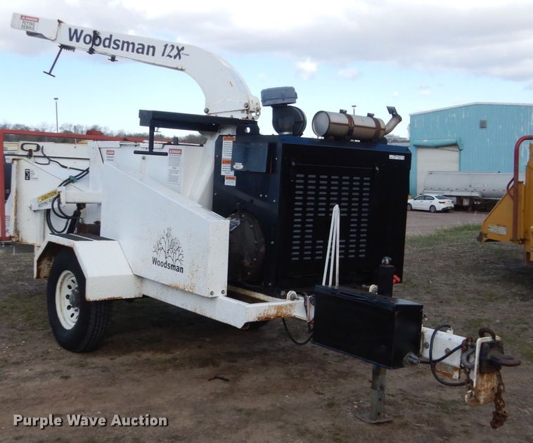 image for item HE9642 Woodsman 12X  wood chipper