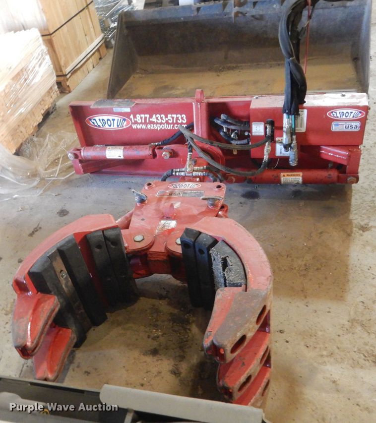 image for item HE9683 EZ Spot  skid steer grapple