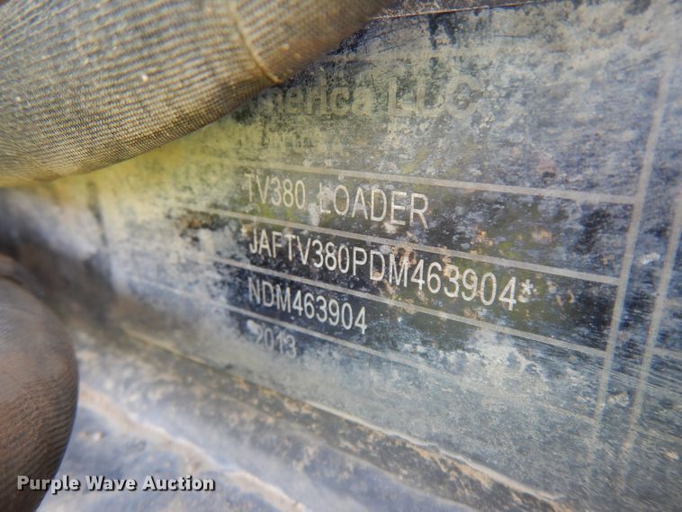 image for item ID9780 2013 Case TV380  tracked skid steer